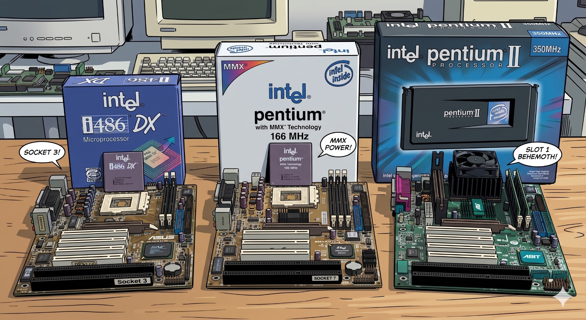 L'excitation unique du déballage où chaque boîte de composant, du processeur Pentium aux manuels épais, ouvrait une fenêtre magique sur le futur.
