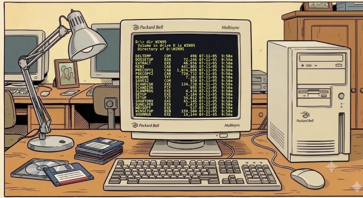 Packard Bell allumé. Installation - Étape 1 sur 3.