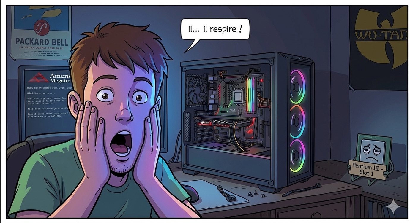 Un souffle. Des LEDs. Le BIOS. Il... il respirait.