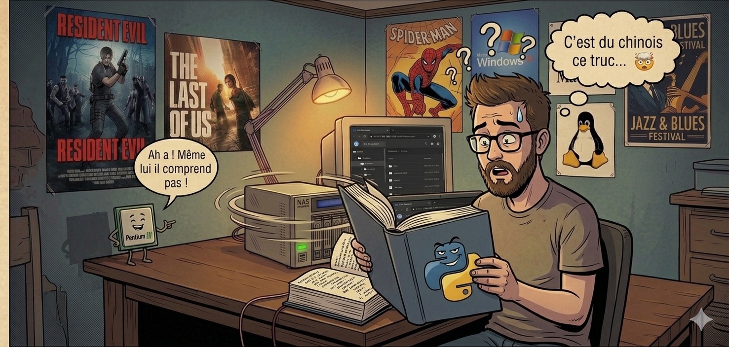 Premier contact avec Python : c'est du chinois.
