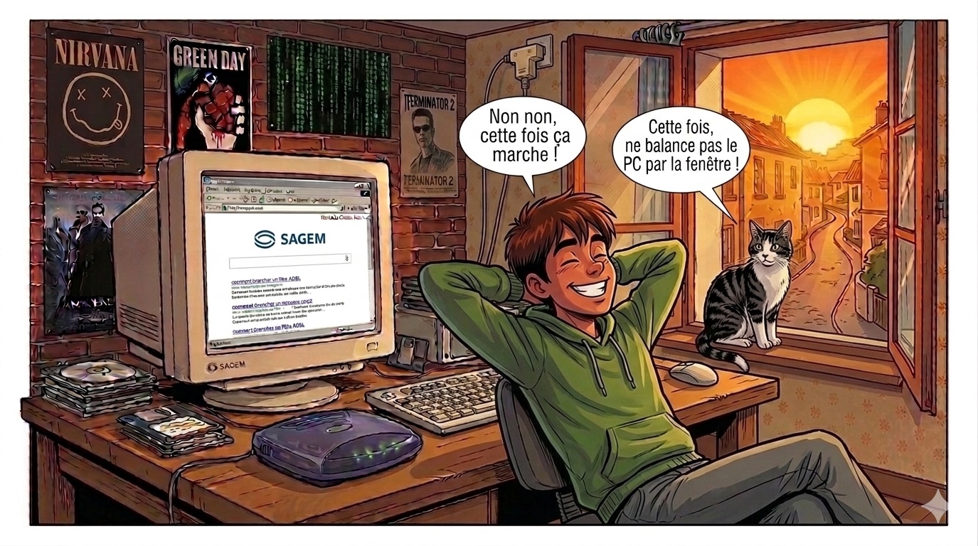 Cette fois, pas besoin de balancer le PC par la fenêtre.